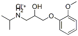 [2-hydroxy-3-(2-methoxyphenoxy)propyl]isopropylammonium chloride Struktur