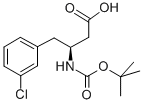 BOC-(S)-3-AMINO-4-(3-CHLORO-PHENYL)-BUTYRIC ACID