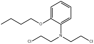 2-butoxy-N,N-bis(2-chloroethyl)aniline Struktur