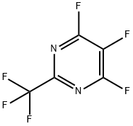 4,5,6-TRIFLUORO-2-TRIFLUOROMETHYL-PYRIMIDINE Struktur