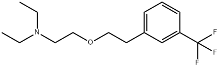 [2-[[m-(Trifluoromethyl)phenethyl]oxy]ethyl]diethylamine Struktur