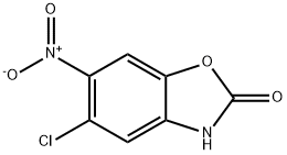 5-chloro-6-nitro-3H-benzooxazol-2-one Struktur