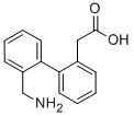 2'-(AMINOMETHYL)-BIPHENYL-2-ACETIC ACID Struktur