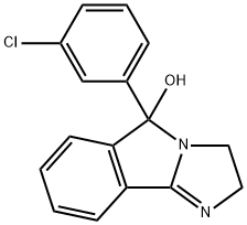 5-(3-Chlorophenyl)-2,3-dihydro-5H-imidazo[2,1-a]isoindole-5-ol Struktur