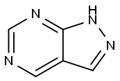 1H-PYRAZOLO[3,4-D]PYRIMIDINE Struktur