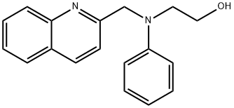 N-(2-Hydroxyethyl)-N-phenyl-2-quinolinemethanamine Struktur