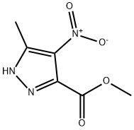 1H-Pyrazole-3-carboxylic acid, 5-methyl-4-nitro-, methyl ester Struktur