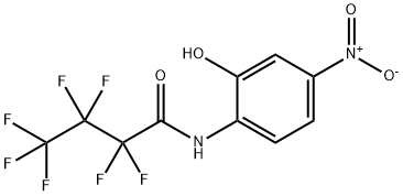 2,2,3,3,4,4,4-heptafluoro-N-(2-hydroxy-4-nitrophenyl)butyramide  Struktur