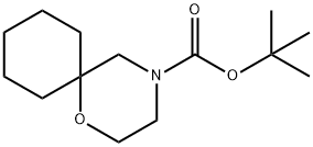 4-BOC-1-OXA-4-AZASPIRO[5.5]UNDECANE Struktur