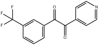 4-Pyridinyl[3-(trifluoromethyl)phenyl]-ethanedione Struktur