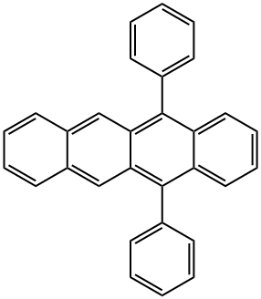 5,12-diphenyltetracene Struktur