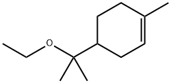 4-(1-ethoxy-1-methylethyl)-1-methylcyclohexene Struktur