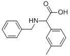 2-BENZYLAMINO-2-M-TOLYLACETIC ACID Struktur