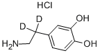 2-(3,4-DIHYDROXYPHENYL)ETHYL-2,2-D2-AMINE HCL Struktur