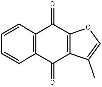 3-Methylnaphtho[2,3-b]furan-4,9-dione Struktur