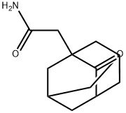 2-Oxo-1-adamantaneacetamide Struktur