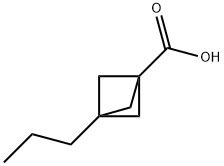 Bicyclo[1.1.1]pentane-1-carboxylic acid, 3-propyl- (9CI) Struktur