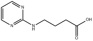 Butanoic acid, 4-(2-pyrimidinylamino)- (9CI) Struktur