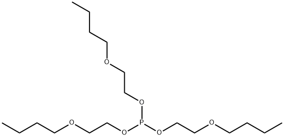 Phosphorous acid tris(2-butoxyethyl) ester Struktur