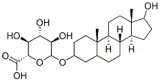 androstane-3,17-diol glucuronide Struktur