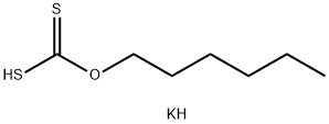 POTASSIUM HEXYLXANTHATE Struktur