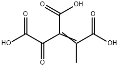 1-Oxo-2-butene-1,2,3-tricarboxylic acid Struktur