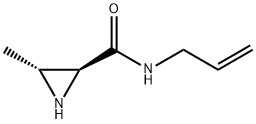 2-Aziridinecarboxamide,3-methyl-N-2-propenyl-,(2S,3R)-(9CI) Struktur