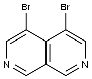 4,5-Dibromo-2,7-naphthyridine Struktur