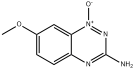 1,2,4-BENZOTRIAZIN-3-AMINE, 7-METHOXY-, 1-OXIDE Struktur