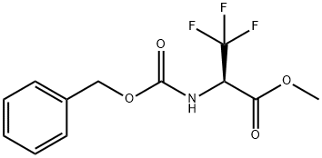 METHYL N-[(BENZYLOXY)CARBONYL]-3,3,3-TRIFLUOROALANINATE Struktur