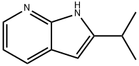 2-(1-Methylethyl)-1H-pyrrolo[2,3-b]pyridine Struktur