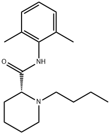 (R)-(+)-BUPIVACAINE HCL Struktur