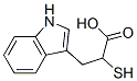 Indole-3-propionic acid, -alpha--mercapto-, DL- (8CI) Struktur