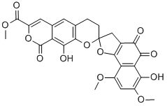 beta-rubromycin Struktur