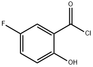 Benzoyl chloride, 5-fluoro-2-hydroxy- (9CI) Struktur