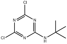 2-(tert-Butylamino)-4,6-dichloro-1,3,5-triazine Struktur