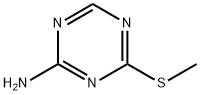 4-(methylthio)-1,3,5-triazin-2-amine Struktur