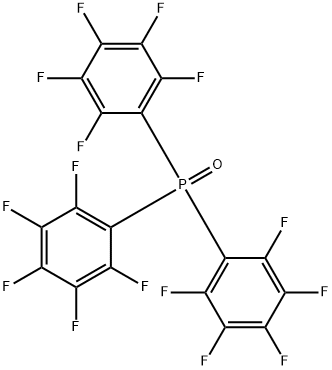 Tris(pentafluorophenyl)phosphine oxide Struktur