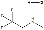 N-methyl-N-(2,2,2-trifluoroethyl)amine hydrochloride Struktur