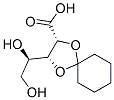 2 3-O-CYCLOHEXYLIDENE-D-RIBONIC ACID Struktur