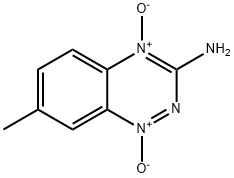 3-Amino-7-methyl-1,2,4-benzotriazine 1,4-dioxide Struktur