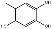 4-methyl-5-sulfanyl-benzene-1,2-diol Struktur