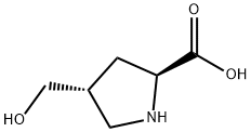 L-Proline, 4-(hydroxymethyl)-, (4R)- (9CI) Struktur