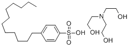 TRIETHANOLAMMONIUM DODECYLBENZENE SULFONATE Struktur