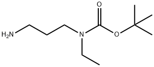 tert-butyl 3-aminopropyl(ethyl)carbamate Struktur