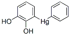 (dihydroxyphenyl)phenylmercury Struktur