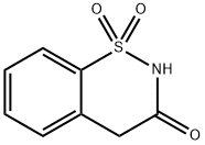 2H-1,2-Benzothiazin-3(4H)-one 1,1-dioxide Struktur