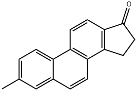 15,16-Dihydro-3-methylcyclopenta(a)phenanthren-17-one Struktur