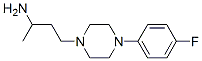 4-(4-fluorophenyl)-alpha-methylpiperazine-1-propylamine Struktur