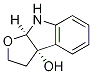 (3aS,8aR)-2,3,8,8a-tetrahydro-3aH-Furo[2,3-b]indol-3a-ol Struktur